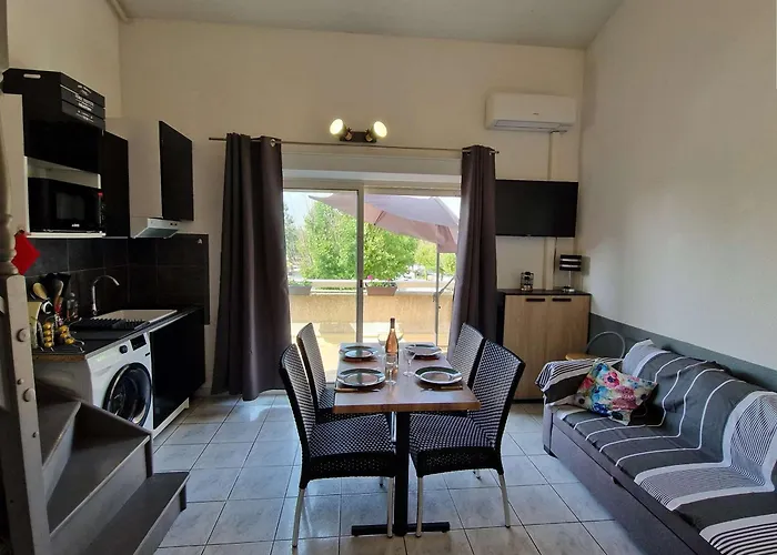 Bord De Avec Terrasse, Parking, Animaux Acceptes - Fr-1-387-215 Appartement Marseillan (Herault)